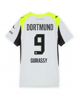Borussia Dortmund Serhou Guirassy #9 Replika Borta Kläder Dam 2025-26 Kortärmad